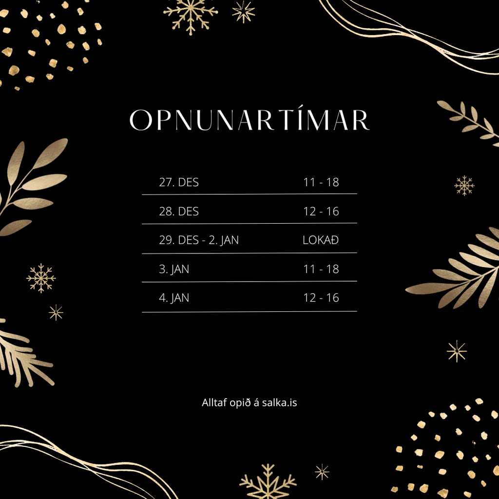 Opnunartími í kringum áramót