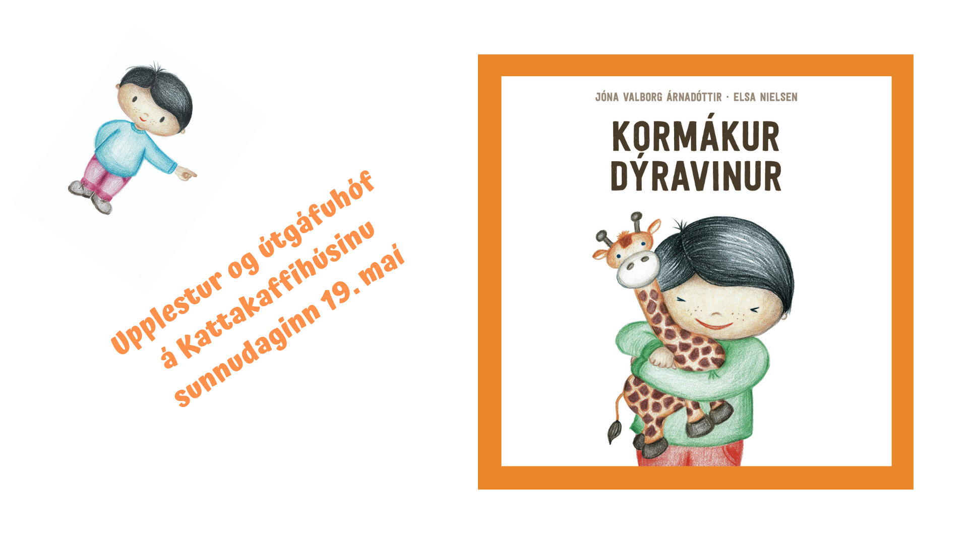 Kormákur dýravinur á Kattakaffihúsinu