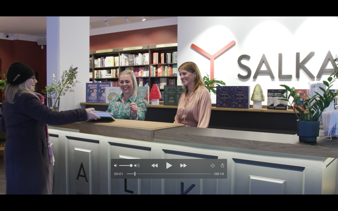 Við bjóðum ykkur velkomin í Sölku bókabúð á Hverfisgötu 89-93!