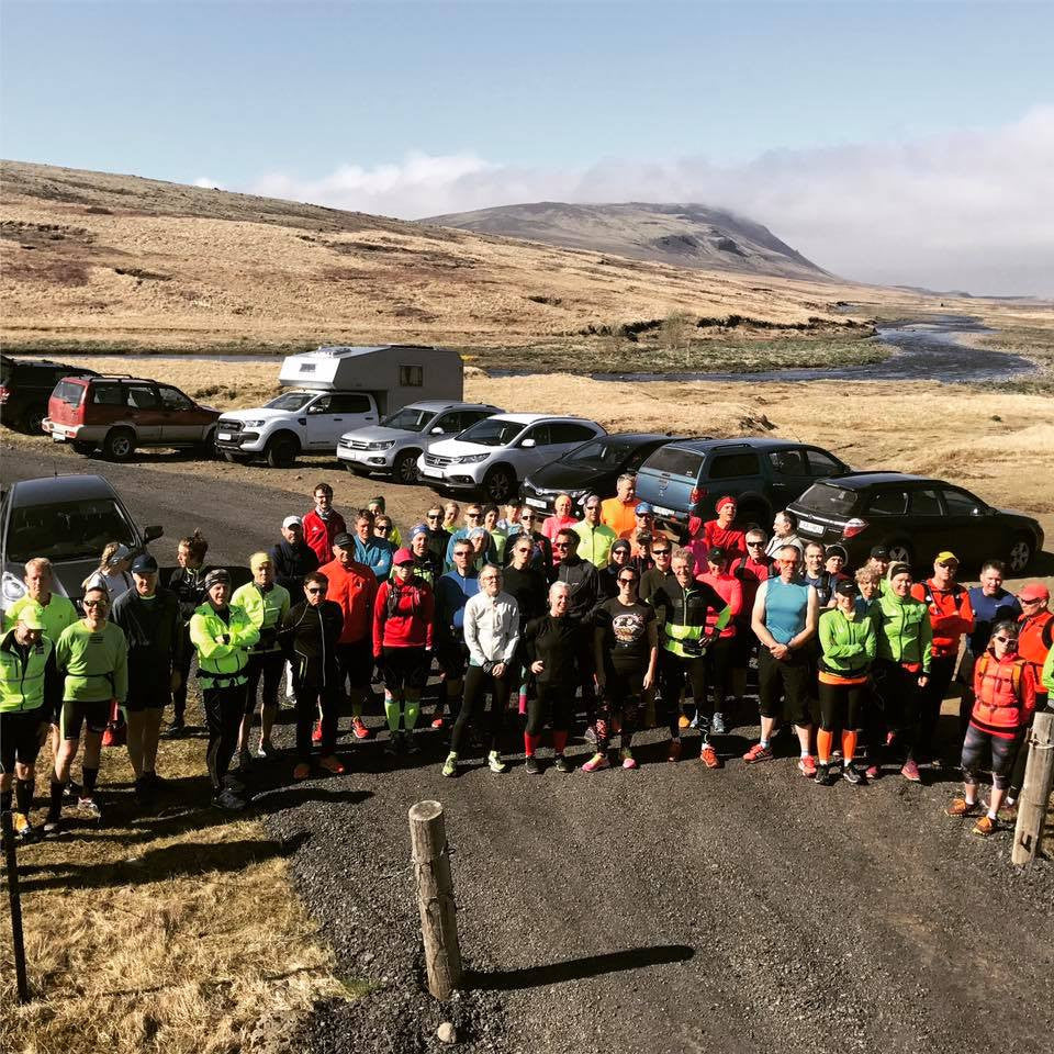 Fjallvegahlaup - 70 manns hlupu um Svínaskarð