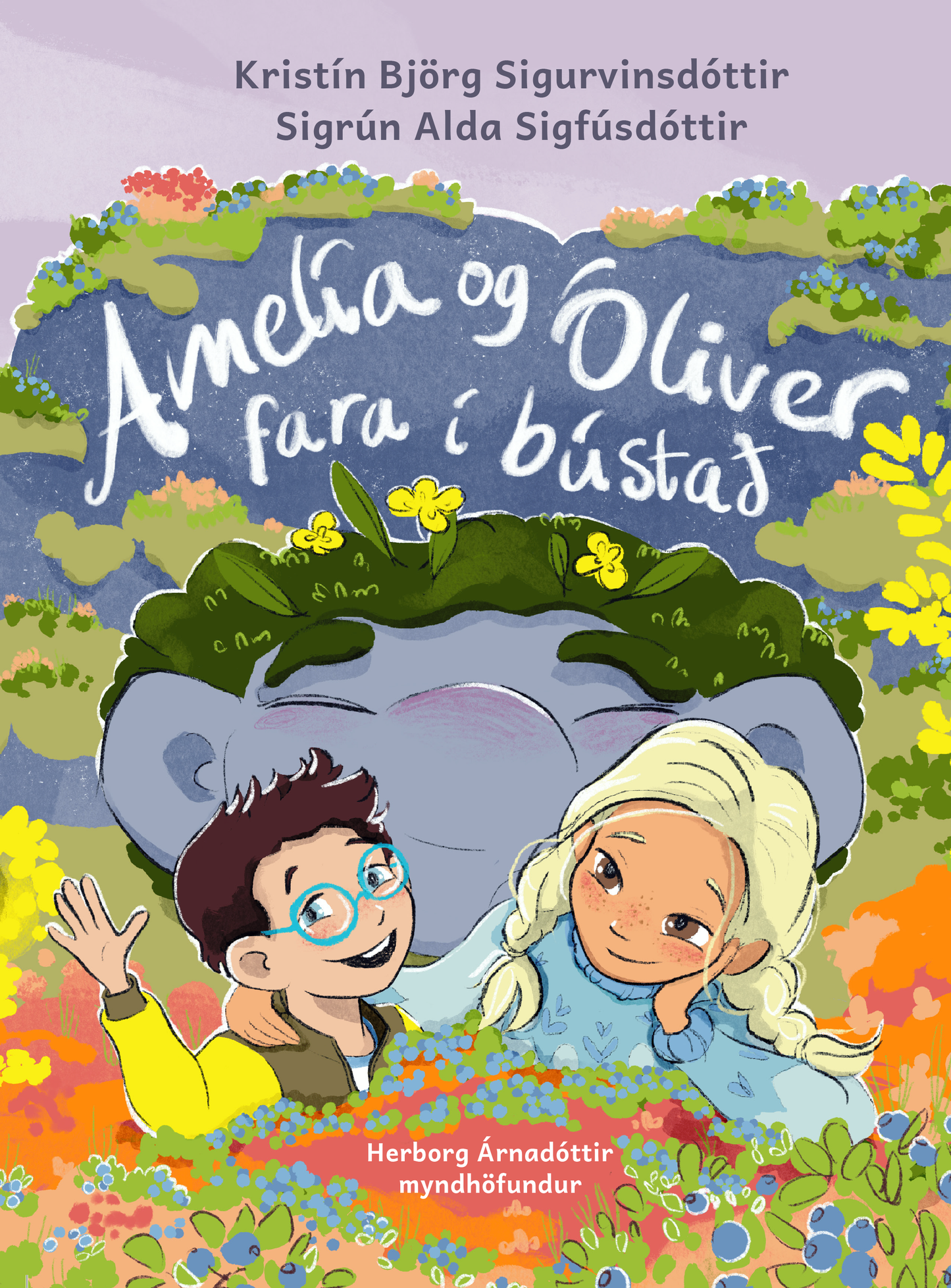 Amelía og Óliver fara í bústað