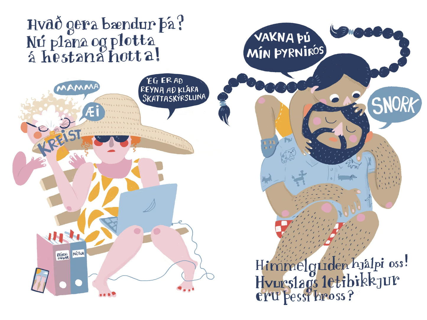 Lóutvenna - Mamma kaka og Mamma sandkaka