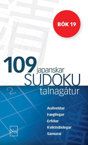 109 Sudoku - bók 19