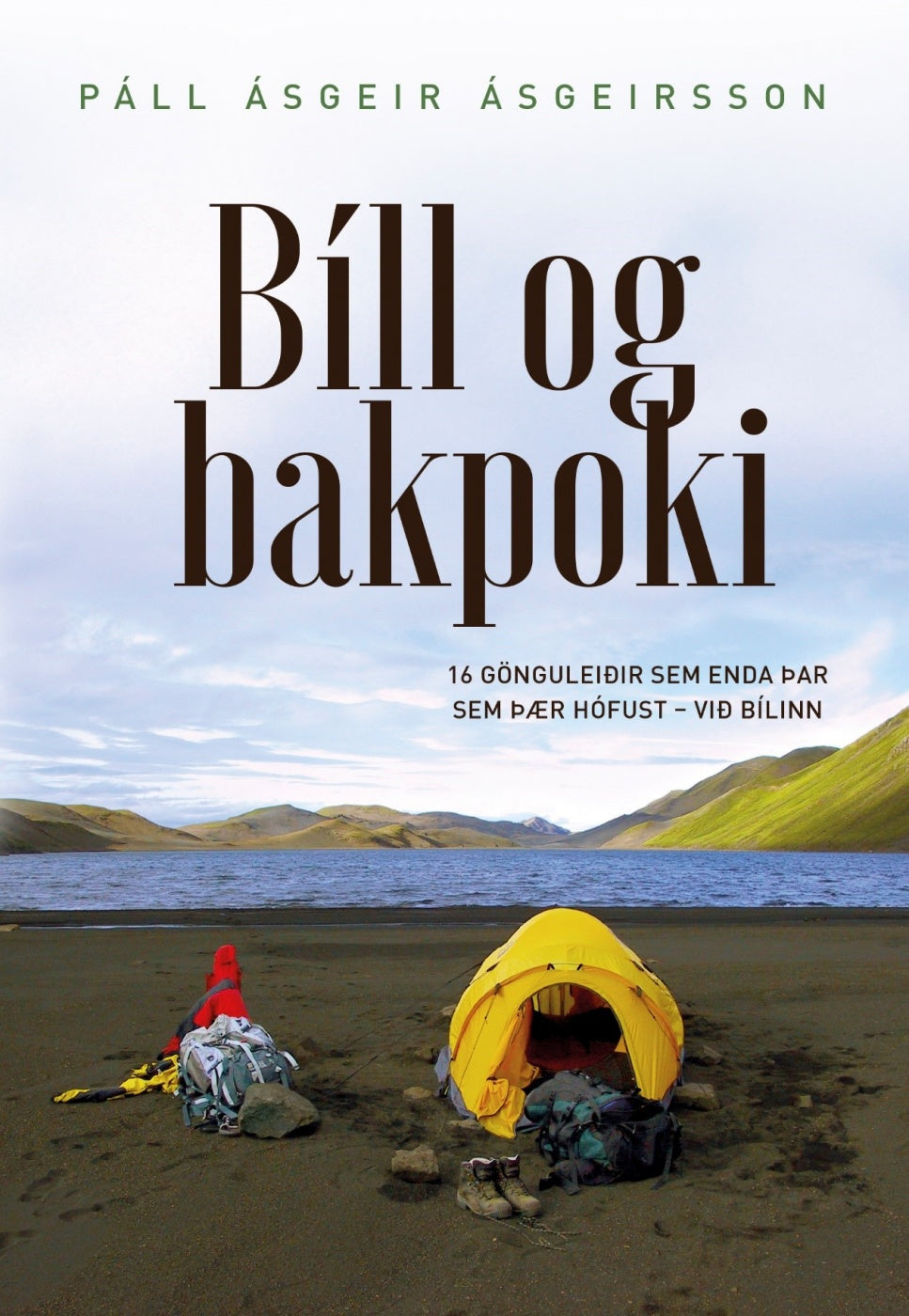 Bíll og bakpoki