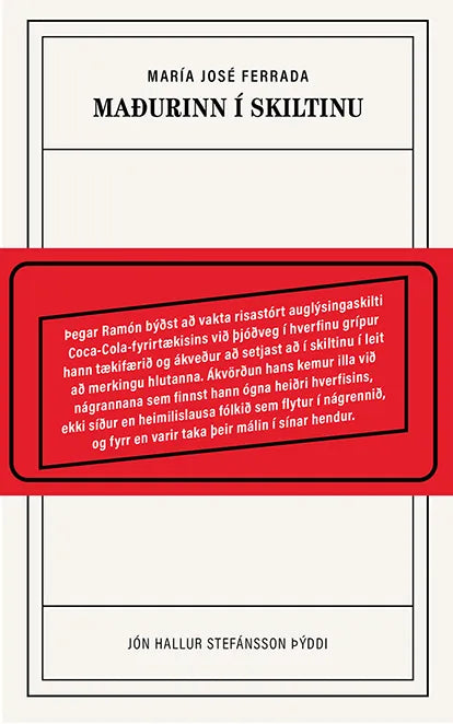 Maðurinn í skiltinu