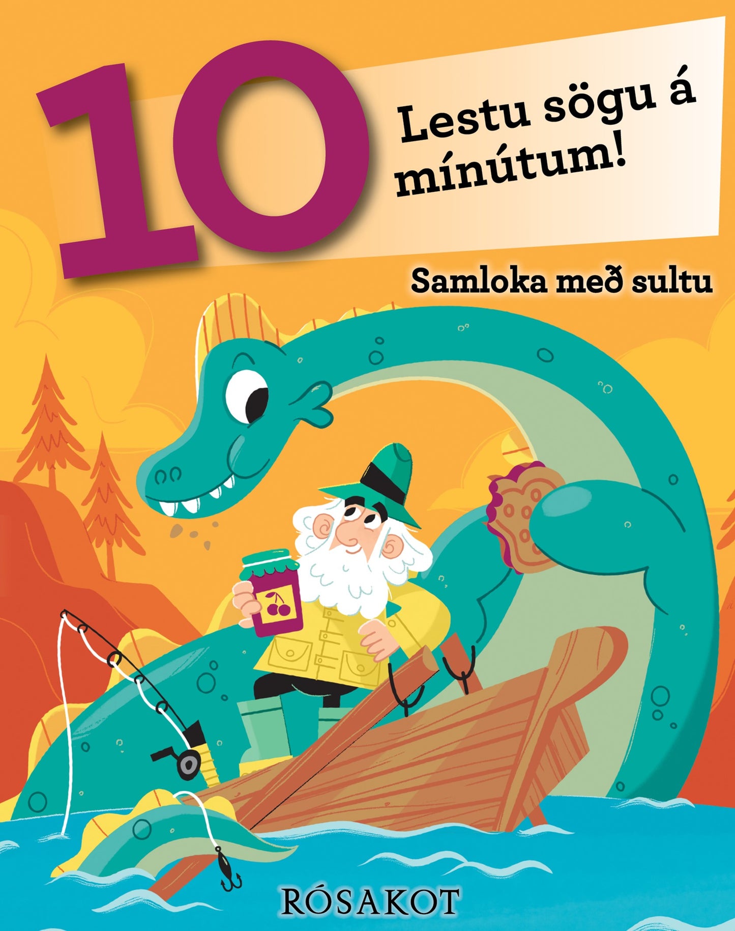 Lestu sögu á 10 mínútum! Samloka með sultu