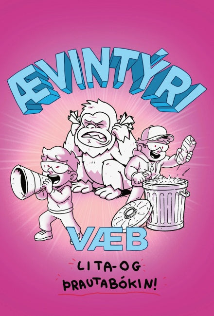 Ævintýri VÆB - lita- og þrautabók bleik