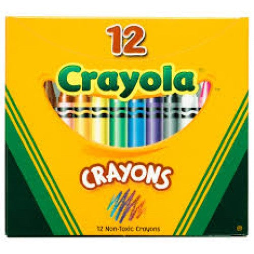 Crayola vaxlitir 12 í pakka