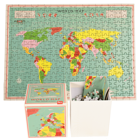 Púsl - World Map 300 Piece Puzzle