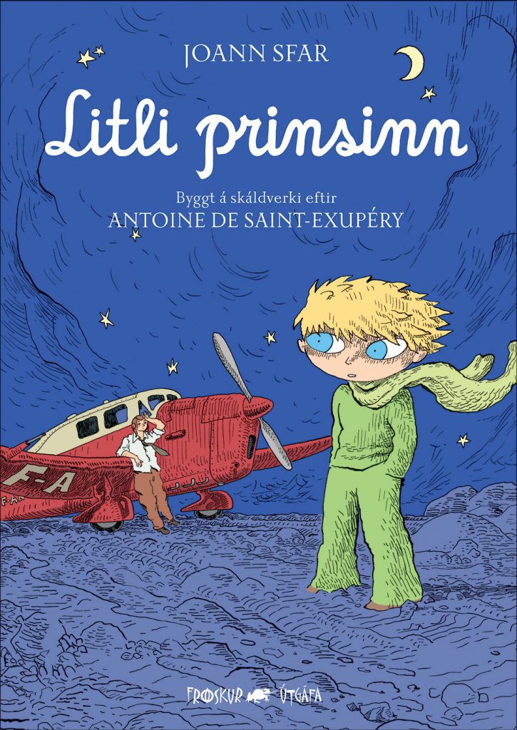 Litli prinsinn myndskreytt