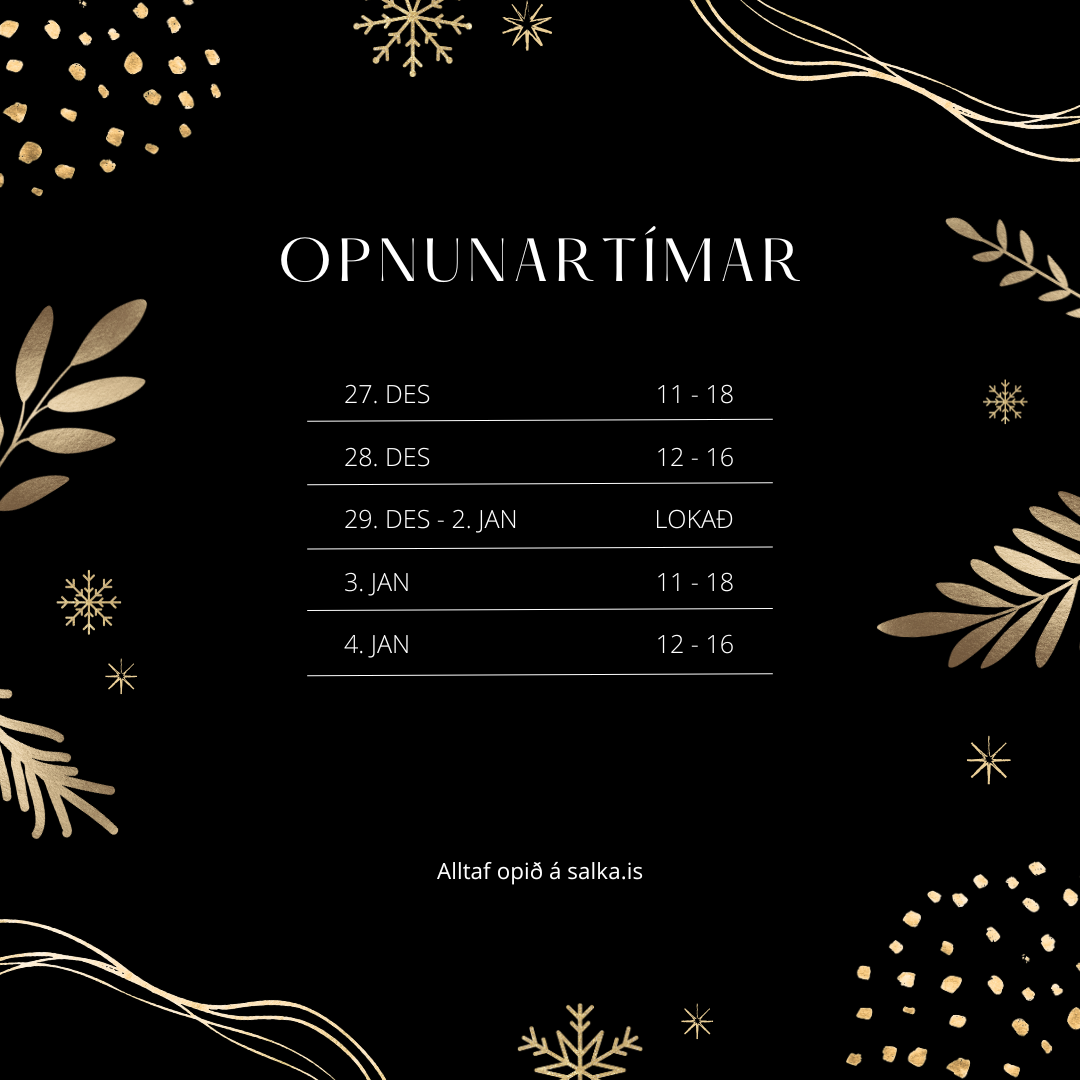 Opnunartími í kringum áramót