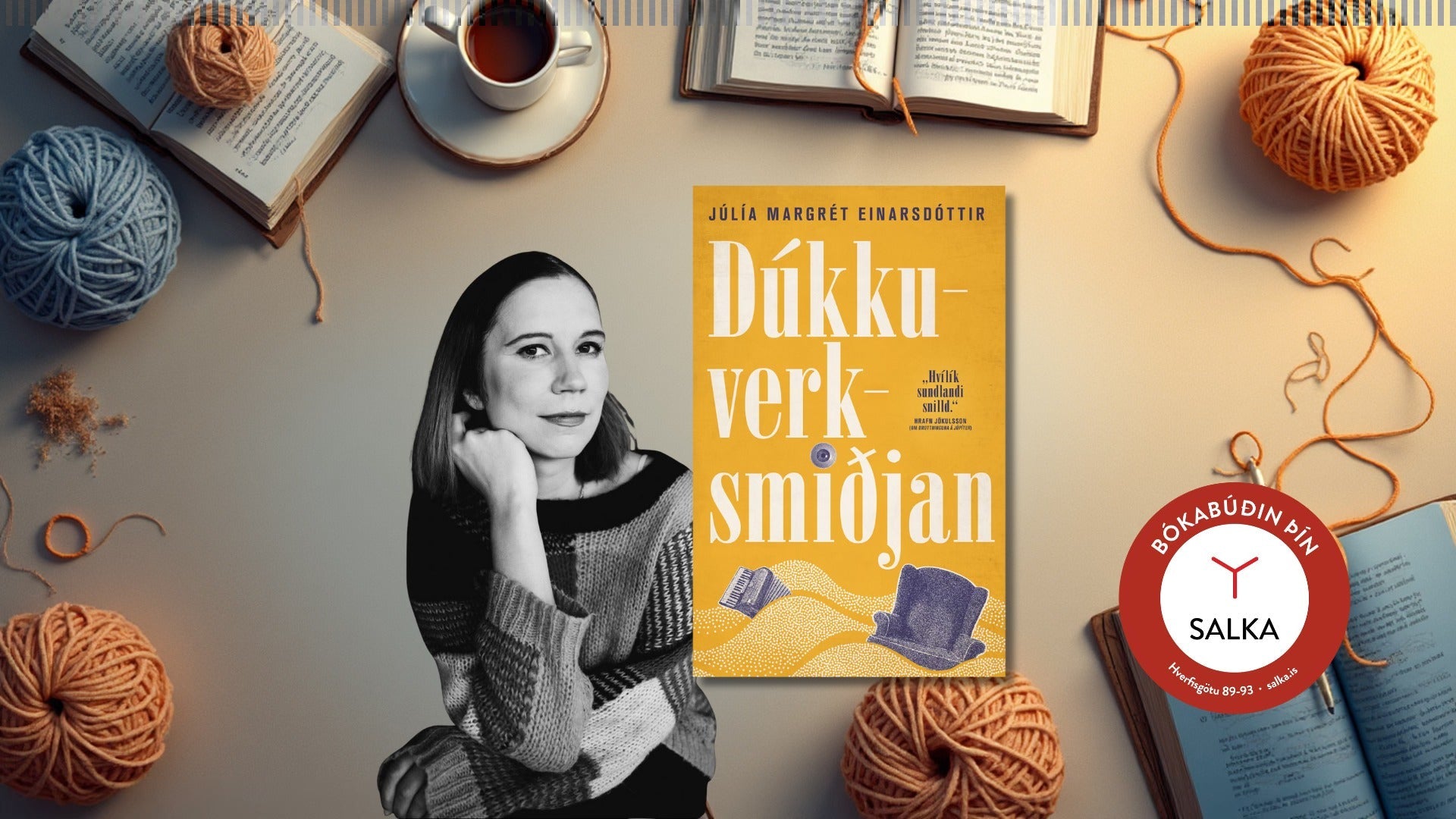 Hannyrðir, húslestur og happy með Júlíu Margréti