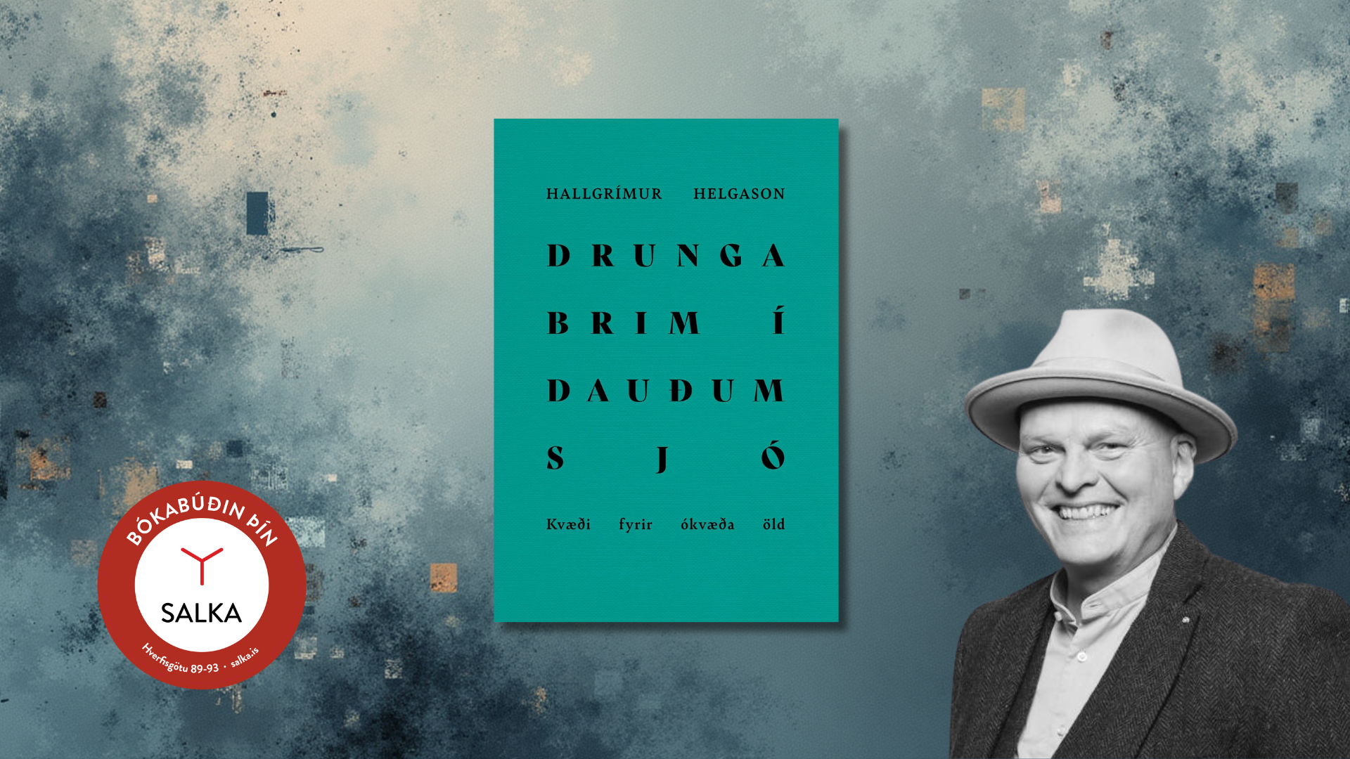 Hallgrímur Helgason með húslestur í Sölku