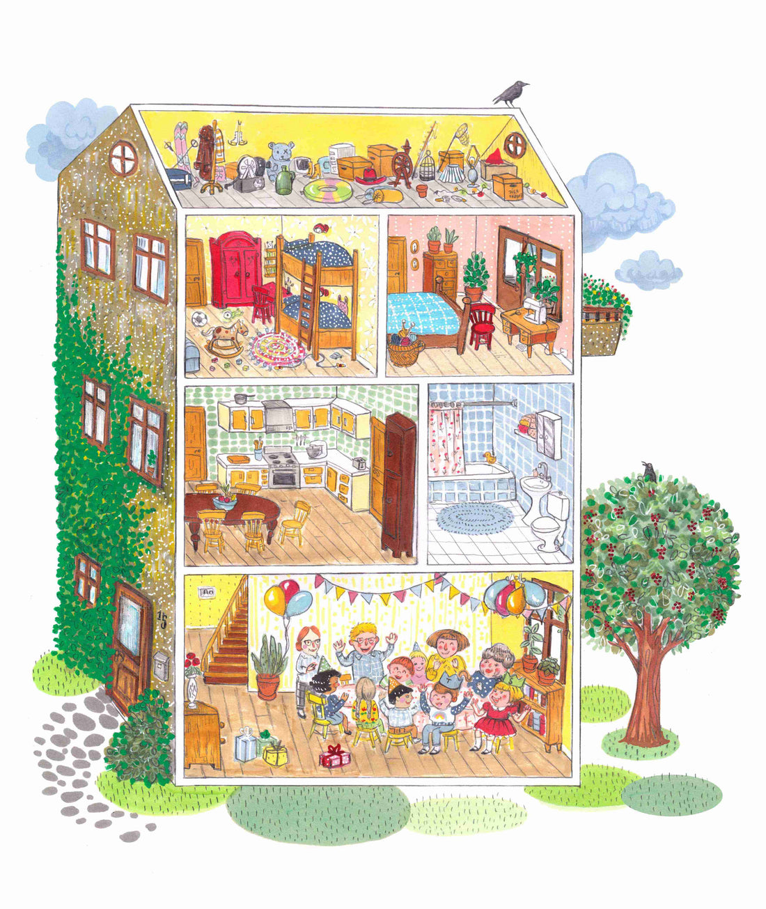 Plakat fylgir öllum bókum um Snuðru og Tuðru