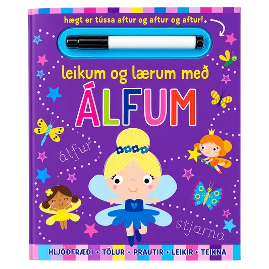 Leikum og lærum með álfum verkefnabók