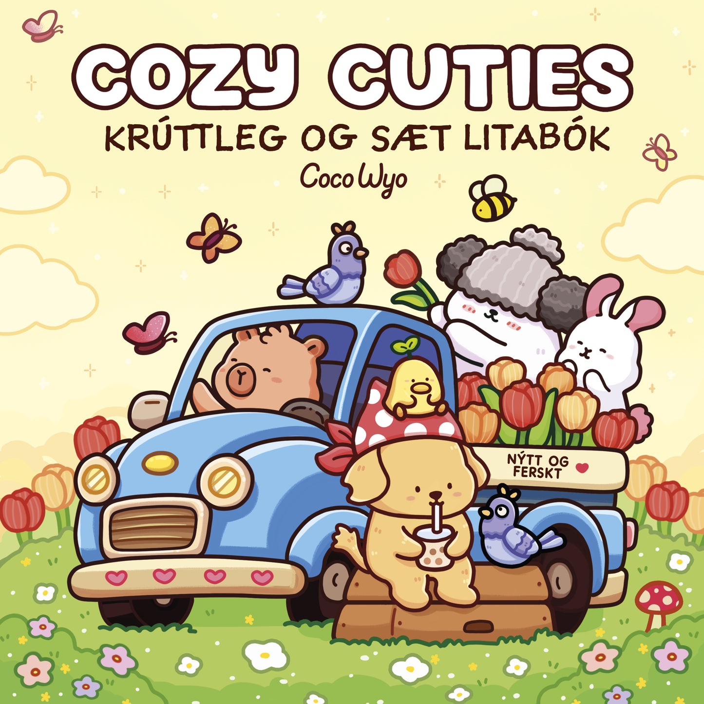 Cozy Cuties Krúttleg og sæt litabók