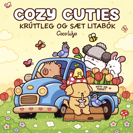 Cozy Cuties Krúttleg og sæt litabók