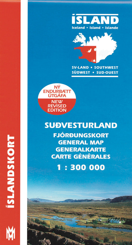 Suðvesturland 1:300 000