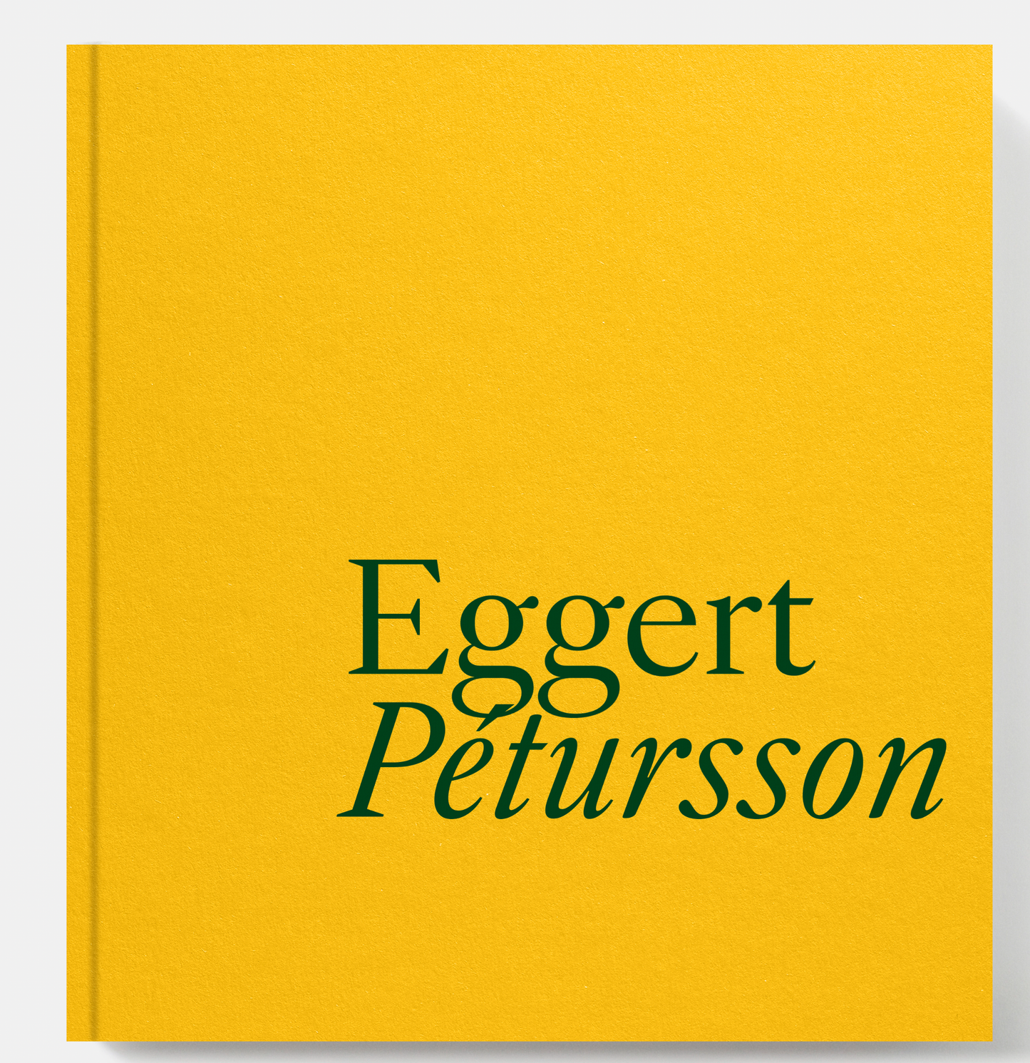 Eggert Pétursson - á ensku