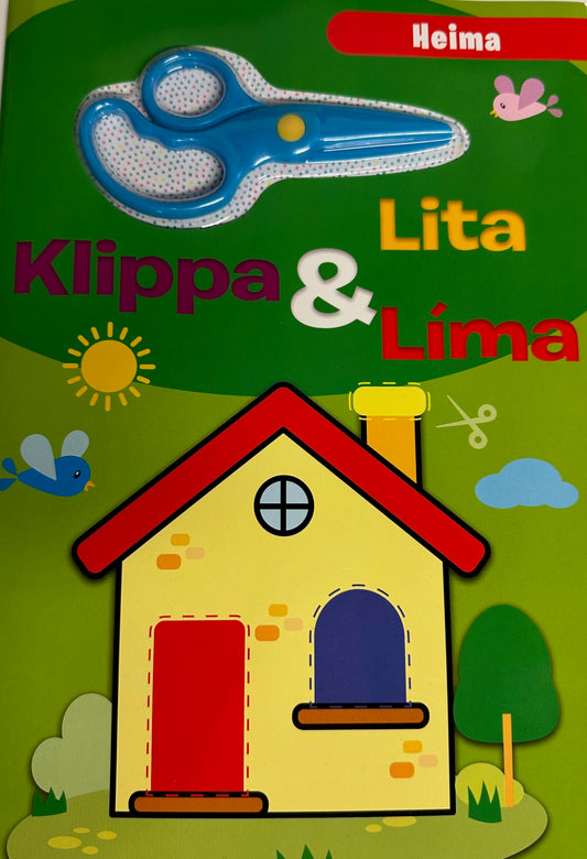 Klippa, lita og líma - heima