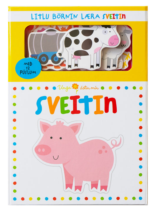 Litlu börnin læra - Sveitin með púslum