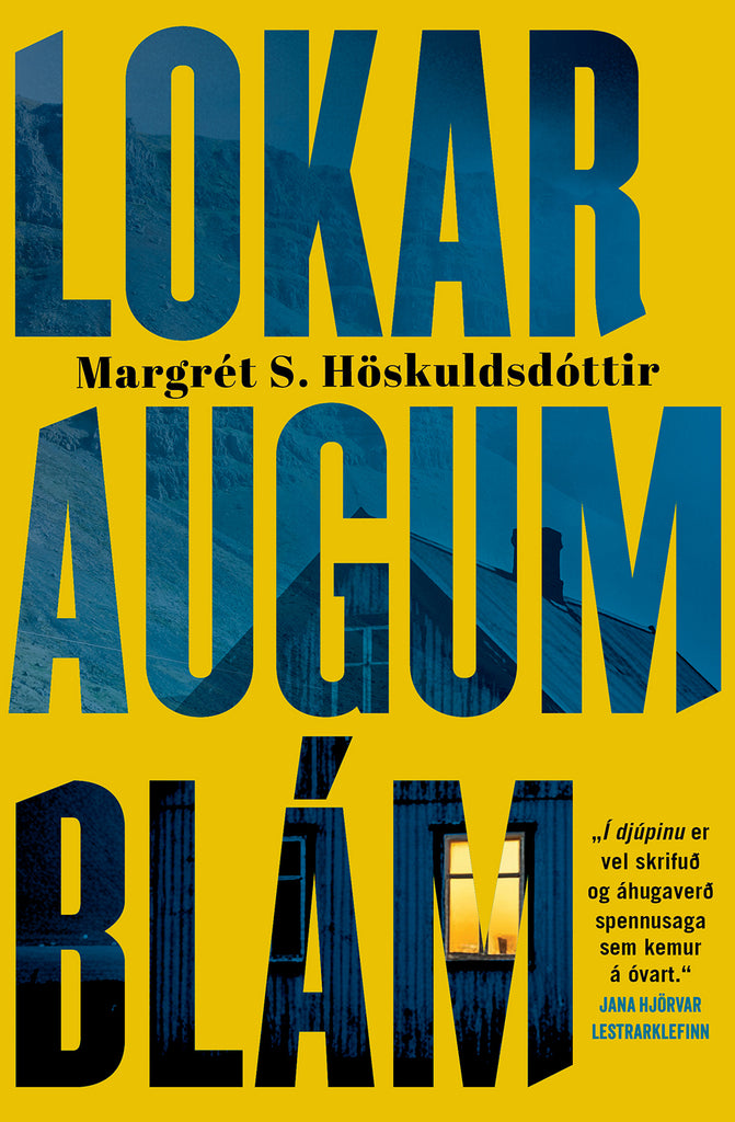 Lokar augum blám