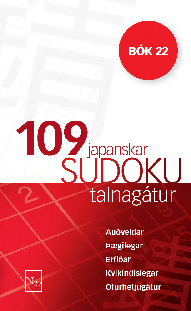 109 Sudoku - bók 22
