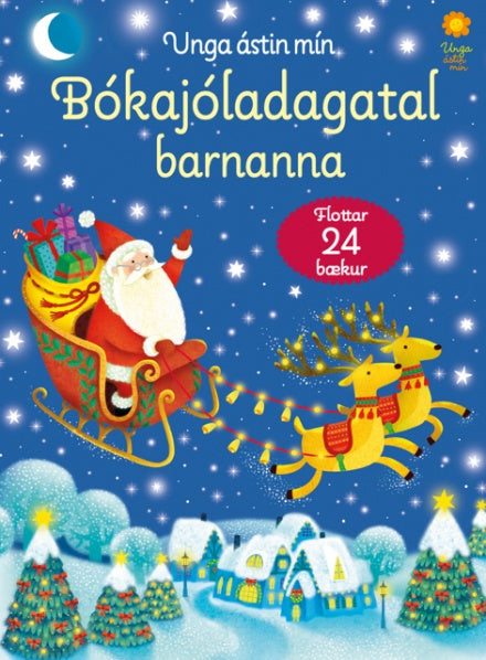 Bókajóladagatal barnanna - blátt