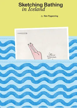Sketching bathing in iceland