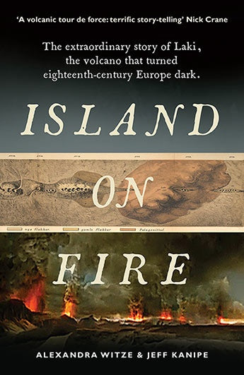 Island on fire