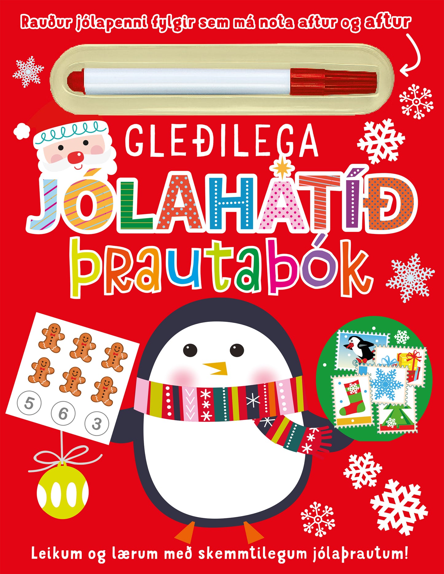 Gleðilega jólahátið - þrautabók