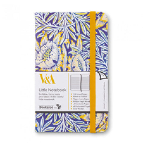 V&A Pocket Notebook A6 Morris Tulip & Willow