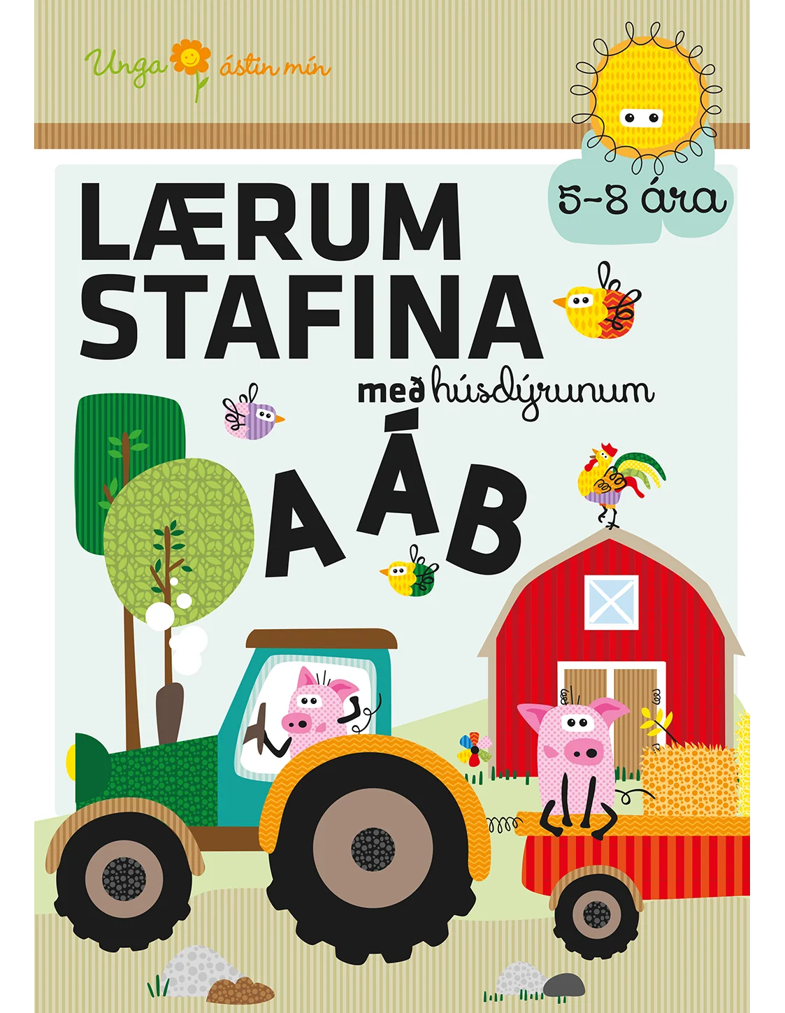 Lærum stafina með húsdýrum