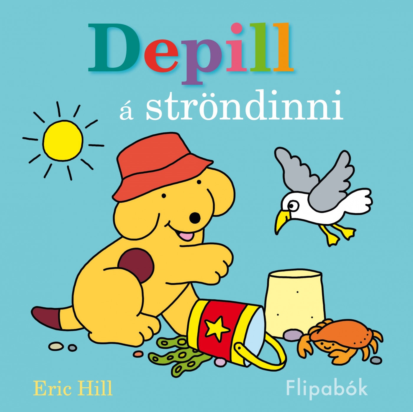 Depill á ströndinni