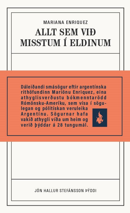 Allt sem við misstum í eldinum