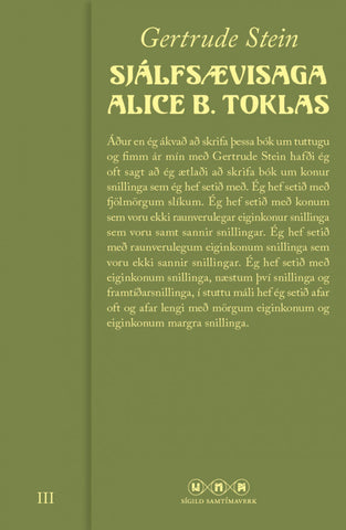 Sjálfsævisaga Alice B. Toklas