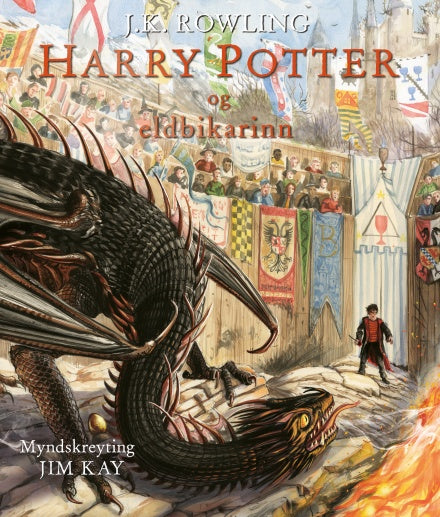 Harry Potter og eldbikarinn  - myndskreytt