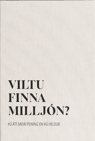 Viltu finna milljón?