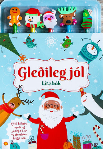 Gleðileg jól - Litabók